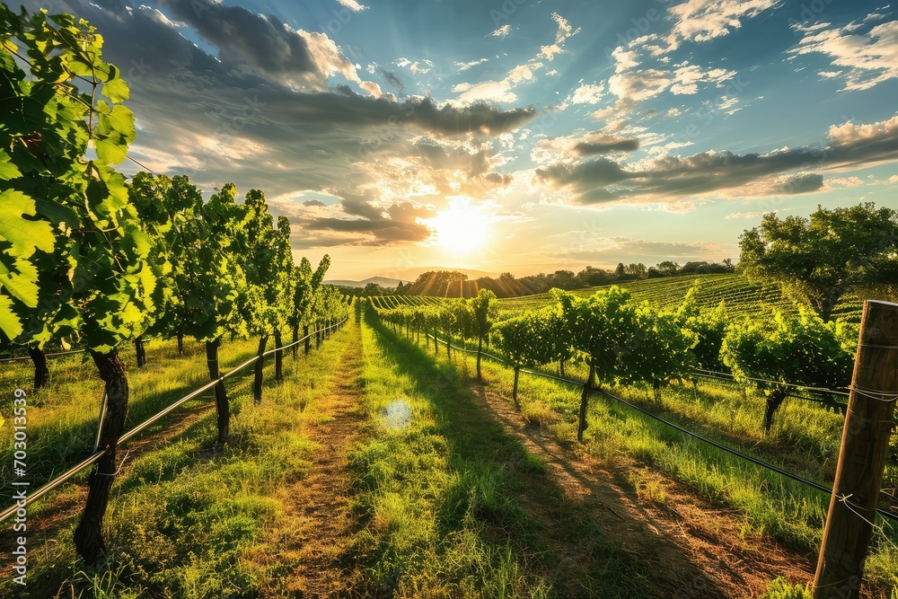 Sun-drenched vineyard tour with wine tasting and gourmet picnic