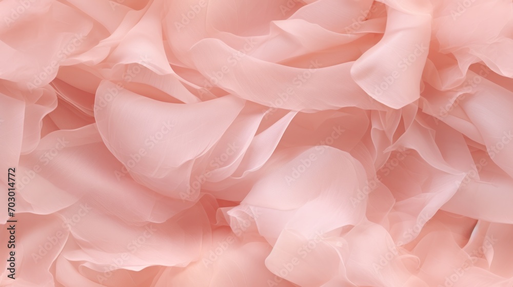  a close up view of a bunch of pink flowers with ruffles on the bottom and bottom of the petals.