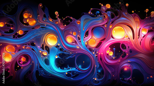 colorful abstract swirls