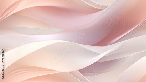  a close up of a pink and white background with wavy, wavy, wavy, and curved lines on top of each other. © Olga