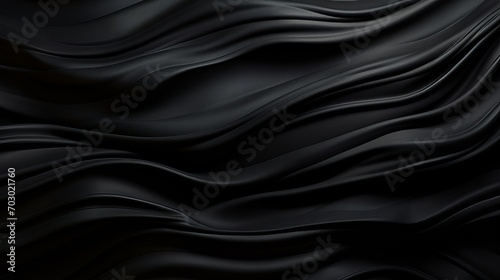 Abstract black wave background with intricate texture pattern for design and art compositions