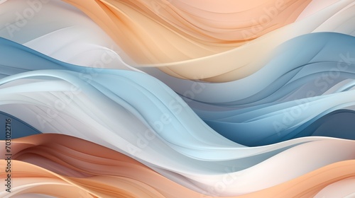  a close up of a wavy background with a blue, orange, and white color scheme in the middle of the image.