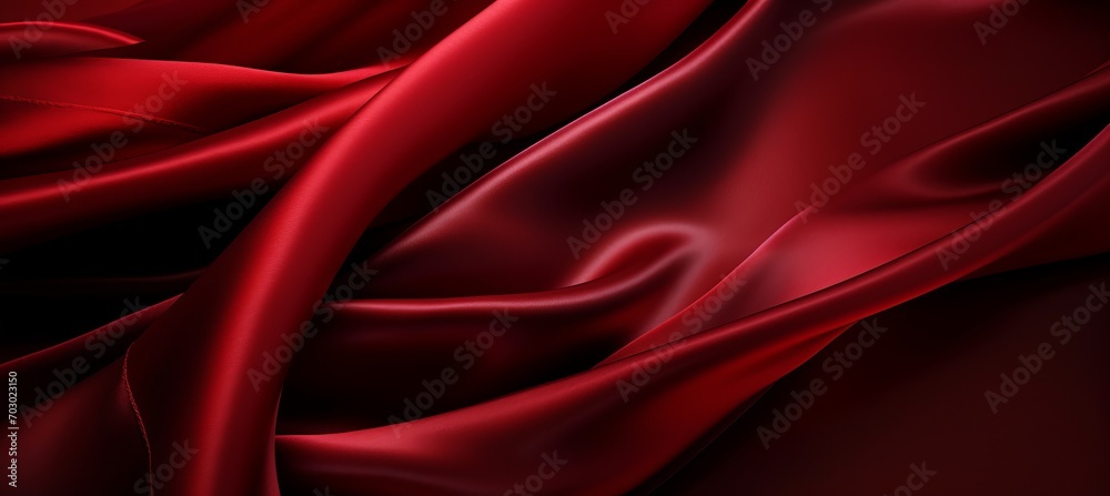 Obraz premium Elegant abstract red wavy background texture pattern with flowing waves and stylish design elements