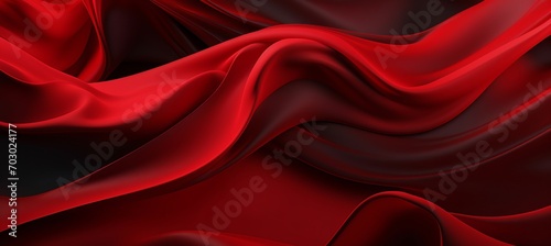 Vibrant and elegant abstract red waved background with a mesmerizing textured pattern