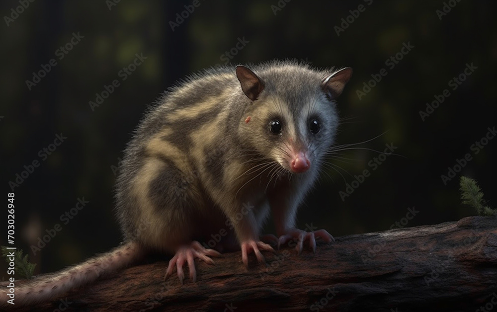 Fototapeta premium Possum in wildlife