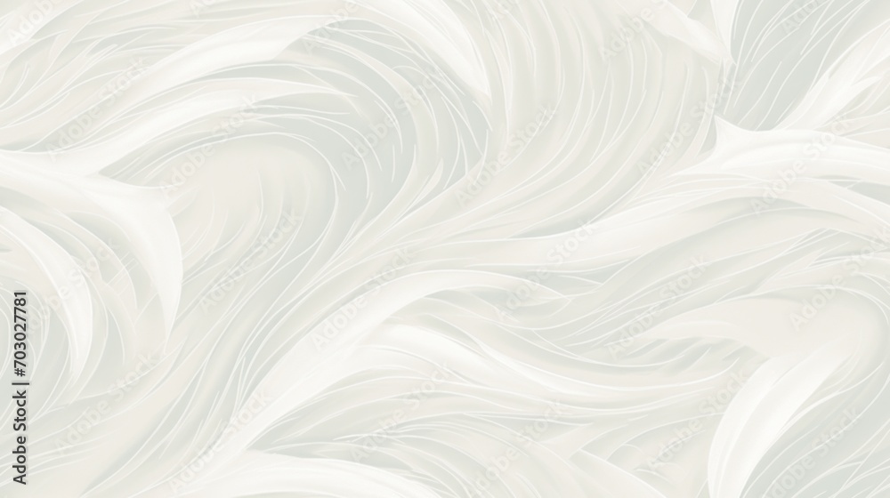  a close up of a white wallpaper with a pattern of wavy lines and curves on the surface of the wall.