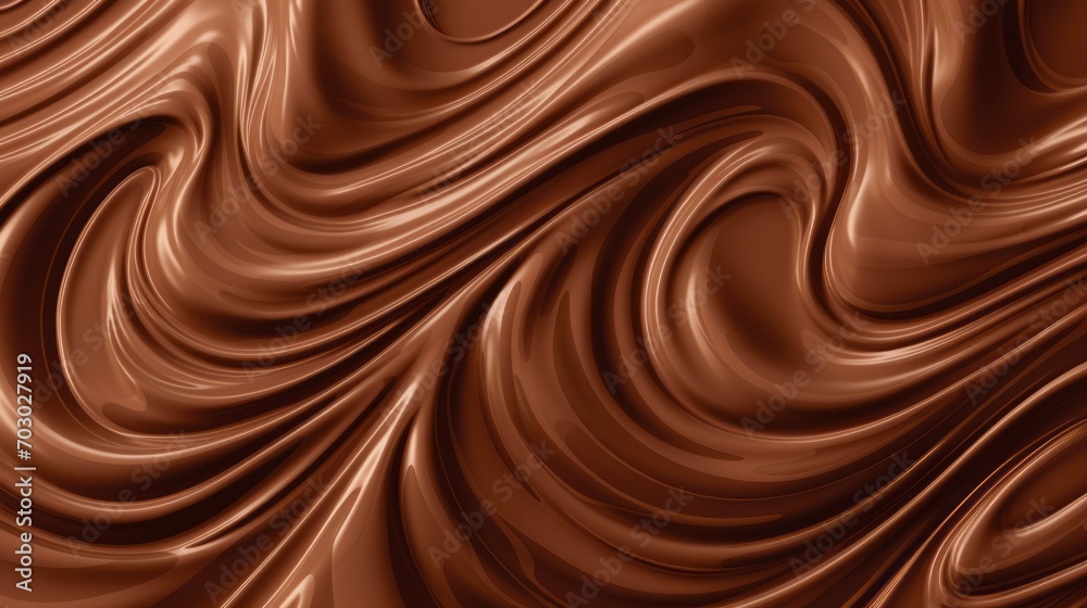 Chocolate background. Generative AI Chocolate background. Generative AI