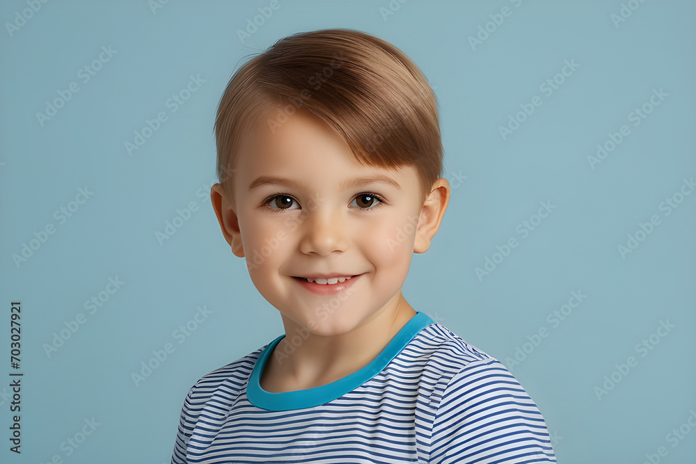 portrait of a little boy. AI generated portrait of a little boy. AI generated