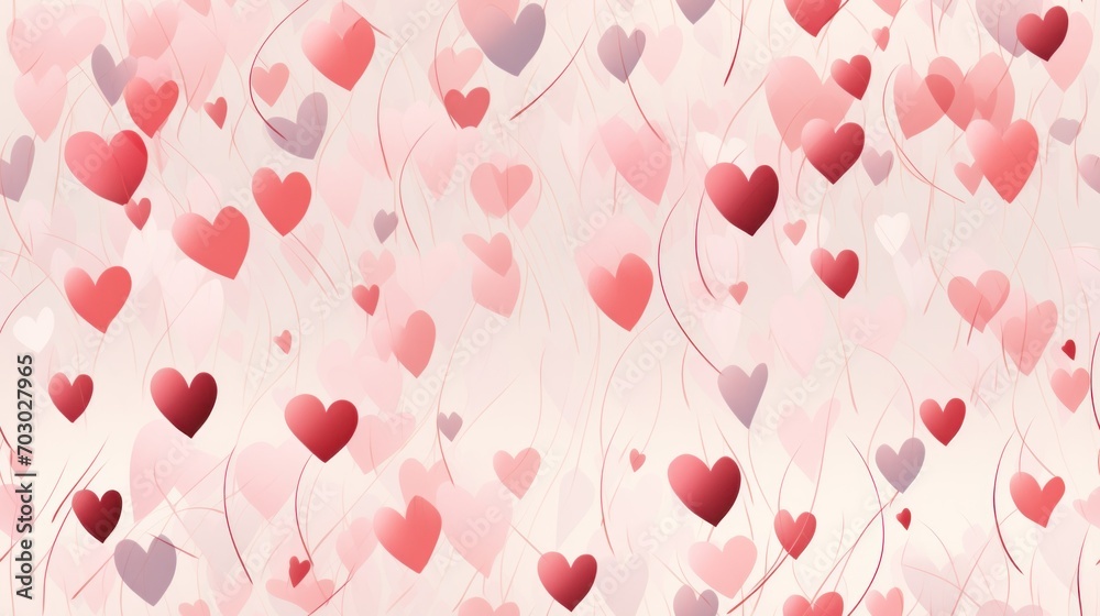 a bunch of heart shaped balloons floating in the air on a light pink background with red, pink, and purple balloons in the shape of hearts. a bunch of heart shaped balloons floating in the air on a light pink background with red, pink, and purple balloons in the shape of hearts.