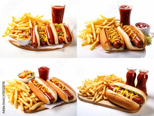 Hot Dog Delight Fast Food Set