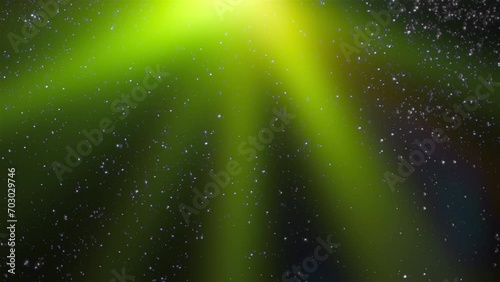 Bright lights and dust. Computer generated 3d render