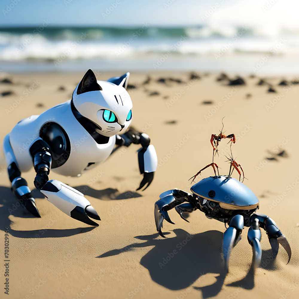 Fototapeta premium crab on the beach
