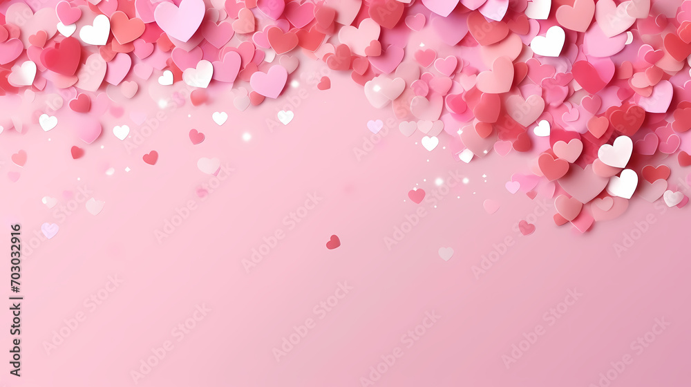 Wedding background, Valentine's Day hearts, Valentine's Day background, blank copy space