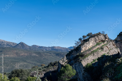 View of the mountains and forests along the sumac trail in Alcalá la Real (Jaén, Spain) © Miguel Ángel RM