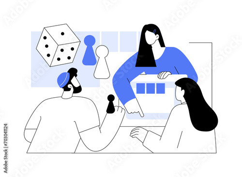 Therapeutic gaming isolated cartoon vector illustrations.