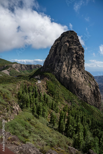 Garajonay, La Gomera, landscapes of La Gomera, mountain in La Gomera