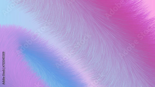 Abstract fur background, colorful pink and blue fur texture Vector