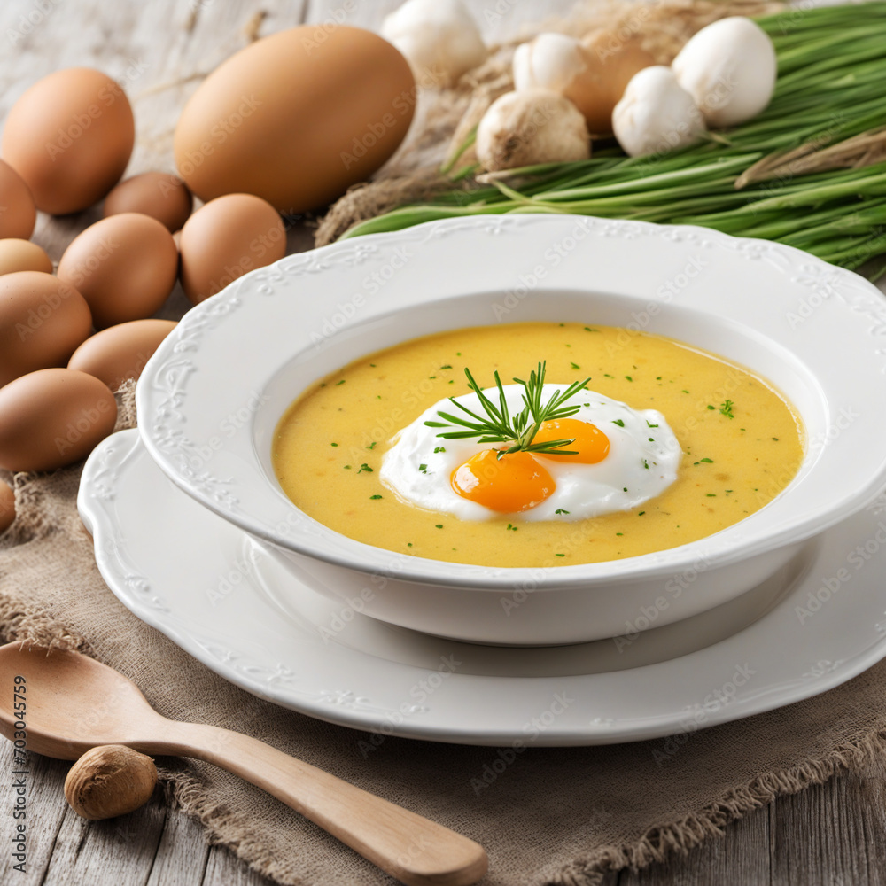 Traditional Polish Easter Soup. Traditional Polish Easter Soup.