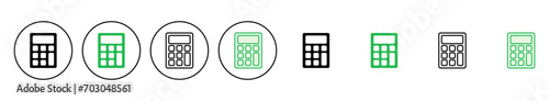 Calculator icon set. Accounting calculator icon. calculator vector