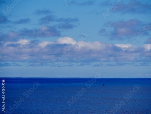 Wolkenhimmel über dem Atlantik vor La palma © Clarini