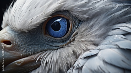 Generative AI image of close up of an eagle