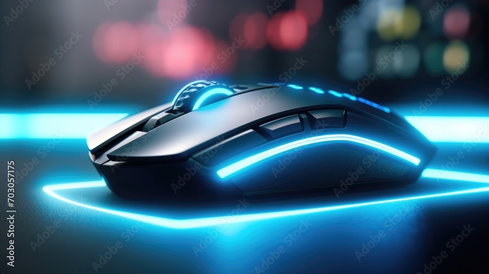 Closeup of a computer mouse clicking on the enable safety settings option for online gaming. Closeup of a computer mouse clicking on the enable safety settings option for online gaming.