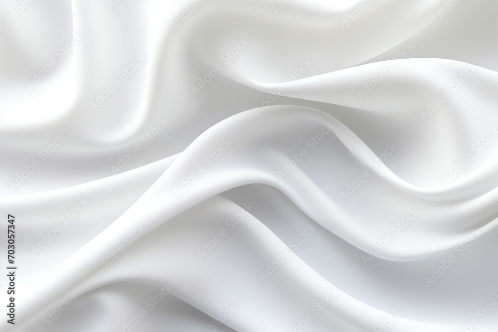 3d render, abstract background with folded textile, white cloth macro, fashion wallpaper wavy layersl 3d render, abstract background with folded textile, white cloth macro, fashion wallpaper wavy layersl