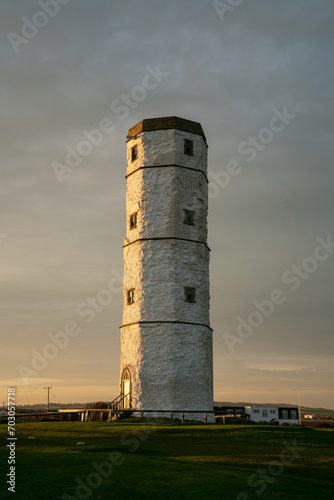 Chalk Tower, Flamborough Old Lighthouse, designed by Sir John Clayton in 1674