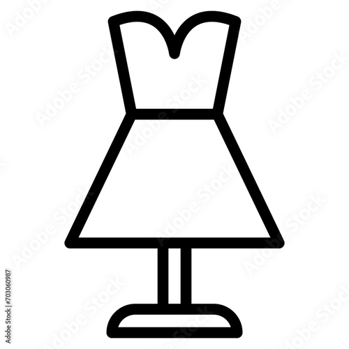 showcase with dresses  icon