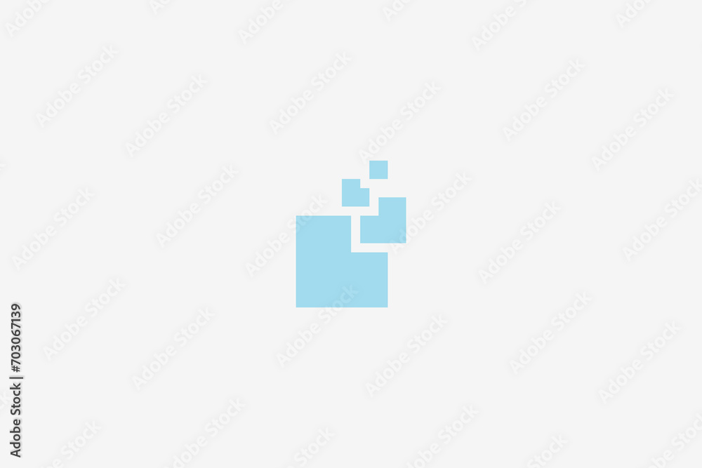 Illustration vector graphic of square digital. Good for logo Illustration vector graphic of square digital. Good for logo