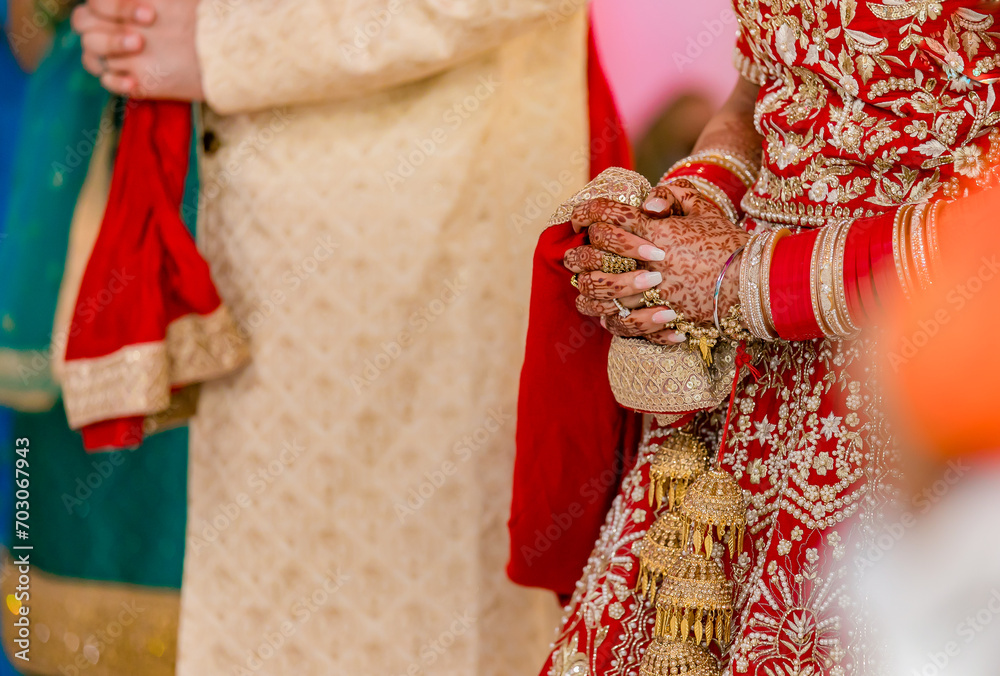 Indian Punjabi Sikh wedding ceremony rituals and ritual items