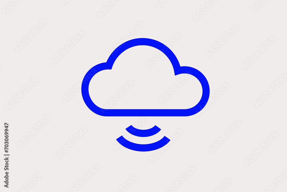 cloud hosting illustration. Vector illustration in flat style design. cloud hosting illustration. Vector illustration in flat style design.