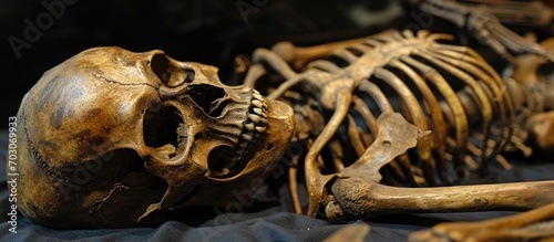 Authentic ancient fetal skeleton