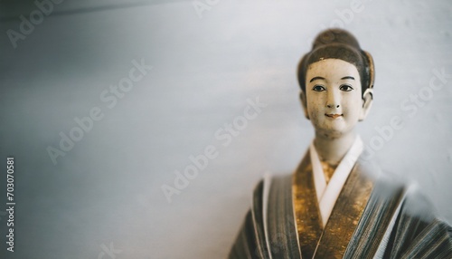 Vintage woman in kimono figurine