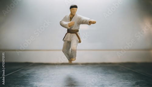 Vintage karate figurine