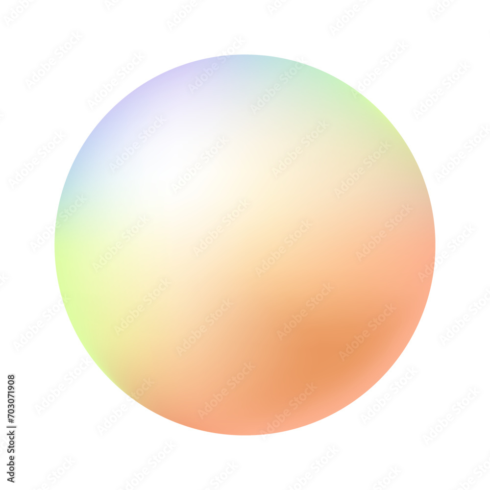Vector modern holographic gradient on white background Vector modern holographic gradient on white background