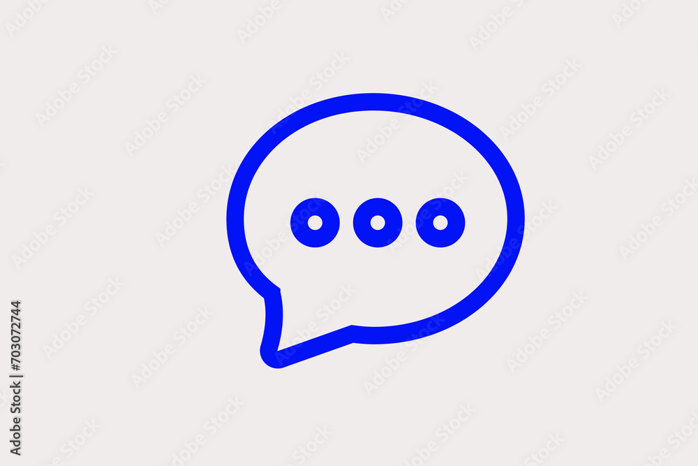 chatting bubble illustration. Vector illustration in flat style design. chatting bubble illustration. Vector illustration in flat style design.