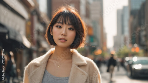 Short Hair, Asian, Model, Downtown, © Pixel Pusher 