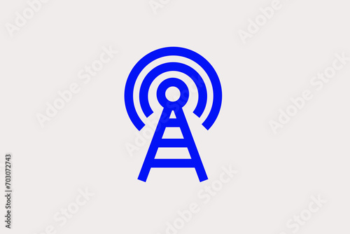  transmission illustration. Vector illustration in flat style design.