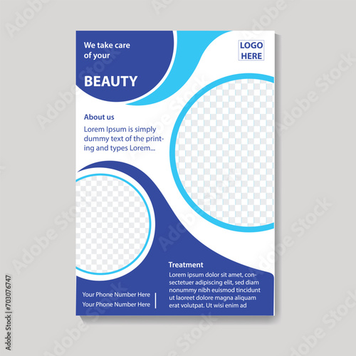 New Beauty Flyer Template Design.
