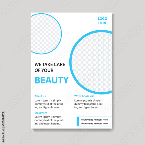 New Beauty Flyer Template Design.