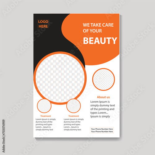 New Beauty Flyer Template Design.
