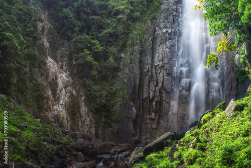 Majestic Nachi Falls of Japan. No temple © Adam