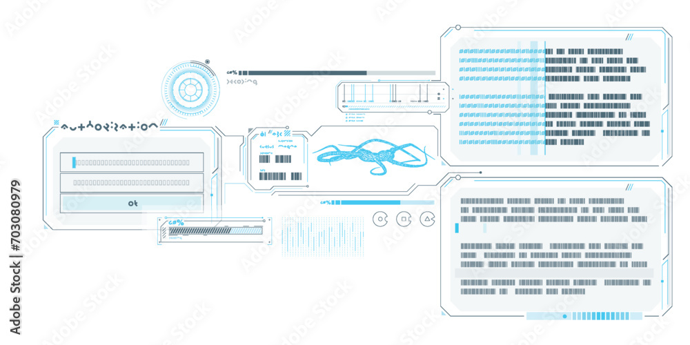 Scientific research data processing interface.