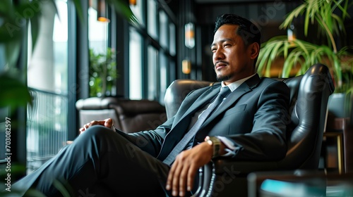 Asian Malaysian Corporate Businessman