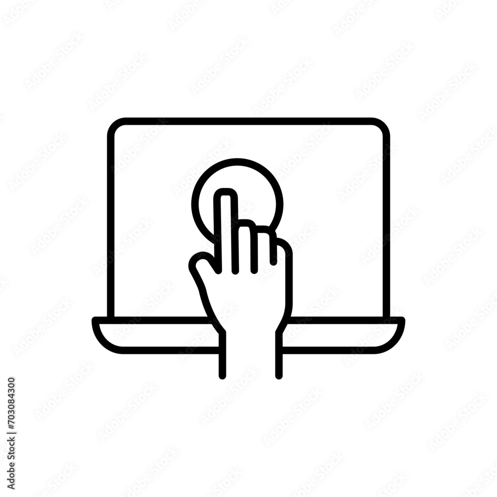 Login device outline icons, minimalist vector illustration ,simple transparent graphic element .Isolated on white background Login device outline icons, minimalist vector illustration ,simple transparent graphic element .Isolated on white background