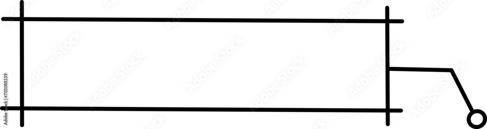 Line Digital Callout Line Digital Callout