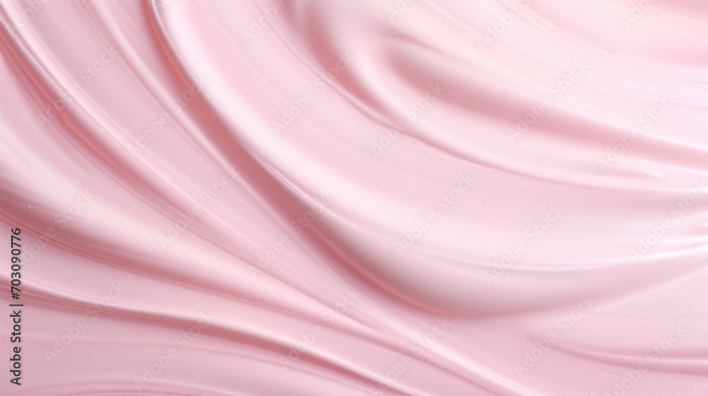A close-up of a smooth, creamy textured background with soft waves in pastel pink, perfect for elegant design backdrops. A close-up of a smooth, creamy textured background with soft waves in pastel pink, perfect for elegant design backdrops.