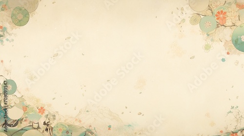 和紙テクスチャー、タンポポ9