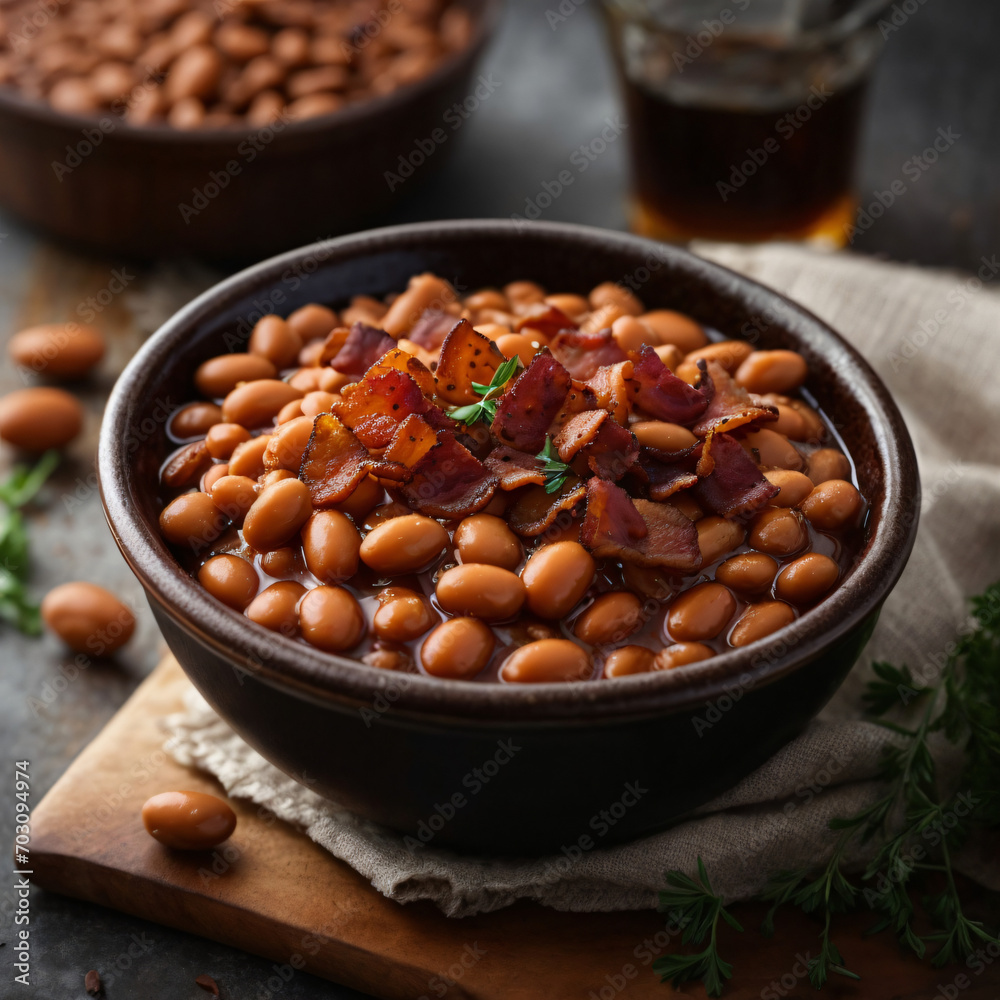 Baked Beans with Bacon Bliss Baked Beans with Bacon Bliss